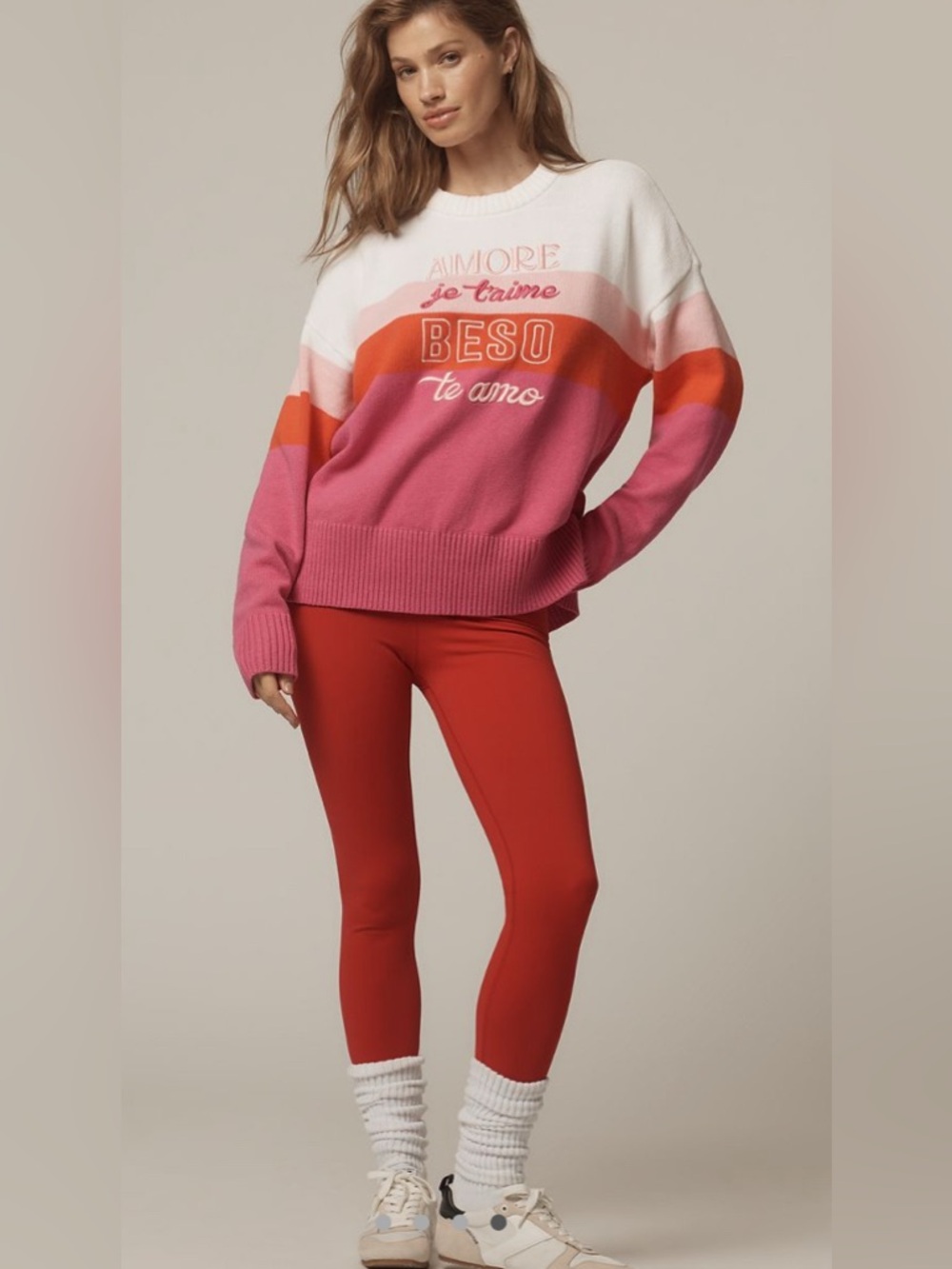 Beach Riot Calle Love Long Sleeve Sweater